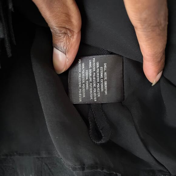 HD In Paris Black Fringe Tank Top US Size 4 - Picture 9 of 9